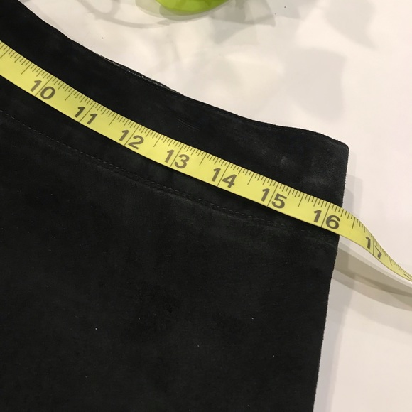 🍃Vintage 60’s70’s Patchwork Suede/Leather Skirt🍃 - Picture 5 of 8